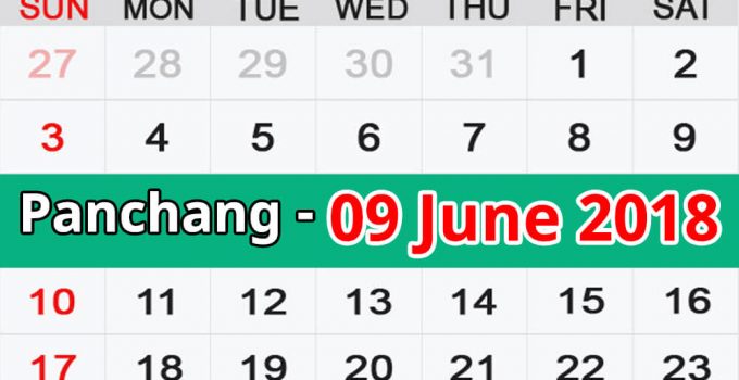 Panchang 09 June 2018